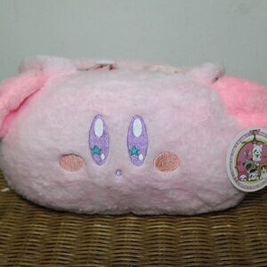 Kirby Crossbody Bag with Handle. Sweet Cats Café & Arcade plush pouch bag.